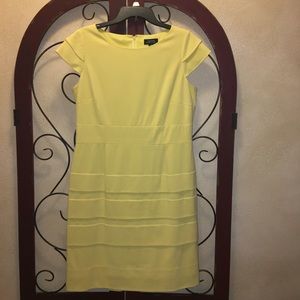 Tahari Yellow Dress